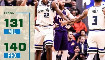  字母哥伤退雄鹿遭遇两连败  